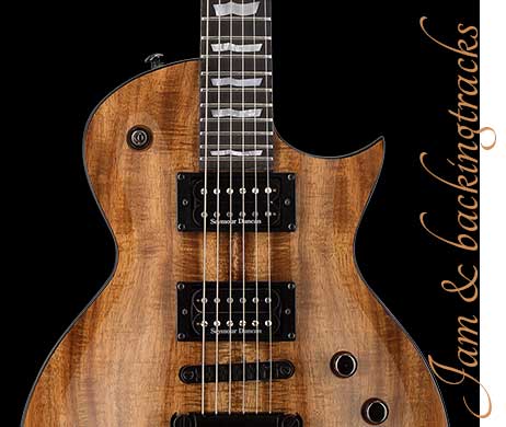 Guitar jam tracks and backing tracks
